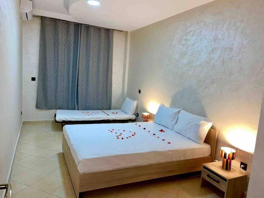 Appartement Haut Standing 3 Chambres Avec Terasse Quartier Gueliz Hivernage A Marrakech I19 Marrákes Kültér fotó